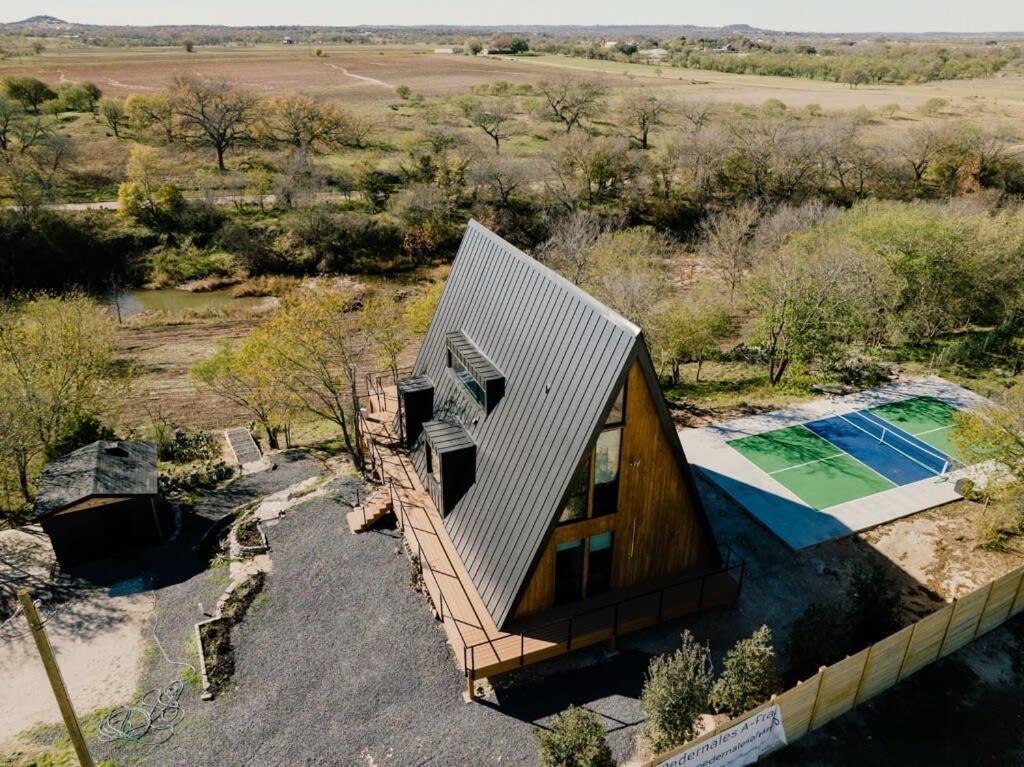 The Pedernales A-Frame Villa Fredericksburg Exterior photo