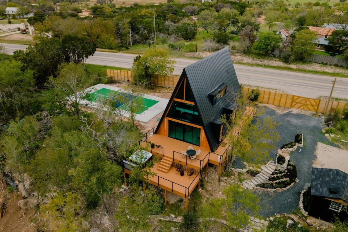 The Pedernales A-Frame Villa Fredericksburg Exterior photo